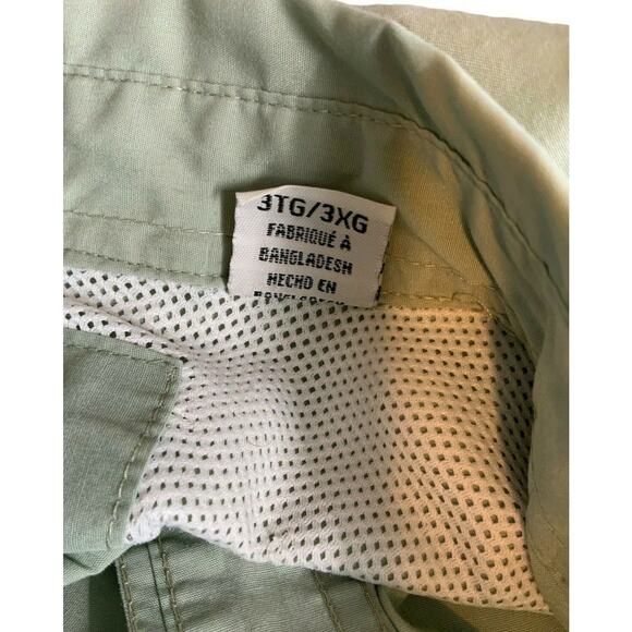World Wide Sportsman Mens 3XL Short Sleeve Chest Pocket Vented Fishing Outdoor - Picture 8 of 9